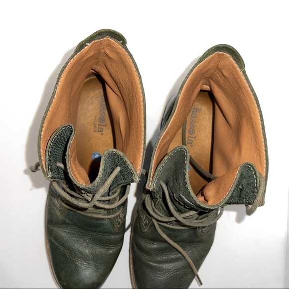 bussola Shoes Bussola Olive Green Lace Up Boots Size 7